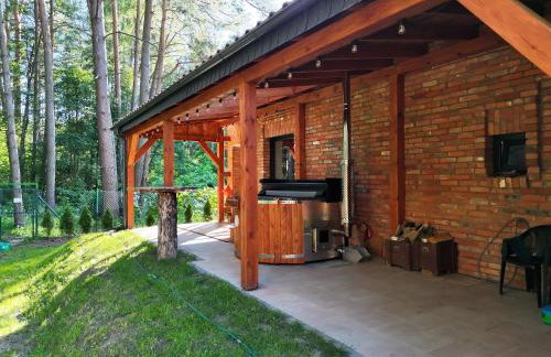 Ceglany Domek z jacuzzi, nad jeziorem, przy lesie - Foto 1