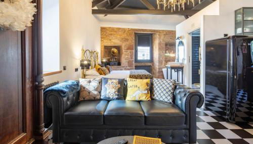 La Suite Años 20 Bañera, chimenea de leña y terraza - Foto 3