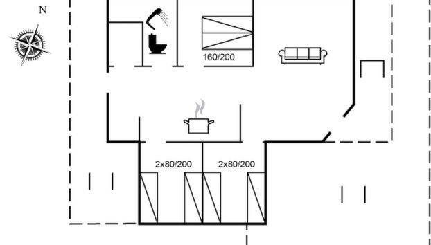 "Hjalmsvider" - 300m from the sea - Foto 2, Floorplan