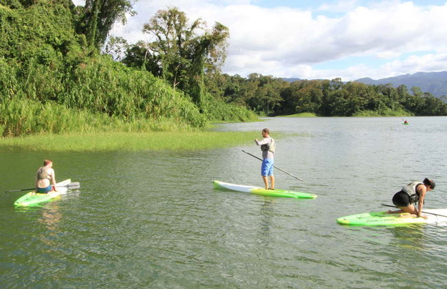 Paddle surf na lagoa Arenal - Foto 8