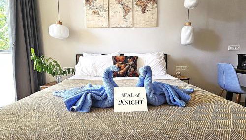 SEAL of Knight - Castle View - Downtown near the Beach - Foto 3, towels