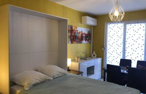 Studio 25 m2 Le Jasmin centre-ville, parking et balcon - Foto 12