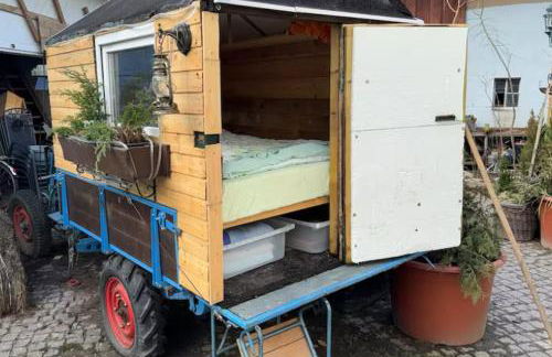 Schäferwagen Own Sleeping bag Gemeinschaftsbad Free WiFi - Foto 1