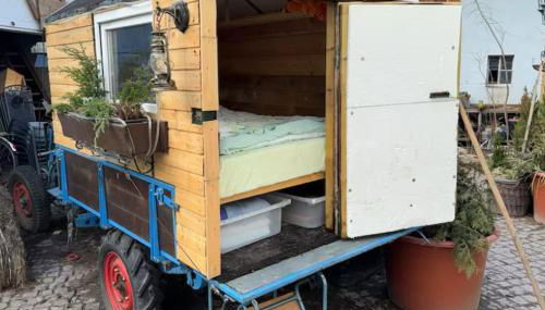 Schäferwagen Own Sleeping bag Gemeinschaftsbad Free WiFi - Foto 1