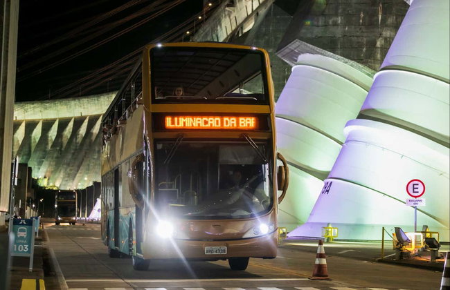 Espectáculo de luz y sonido en la represa de Itaipú - Foto 7
