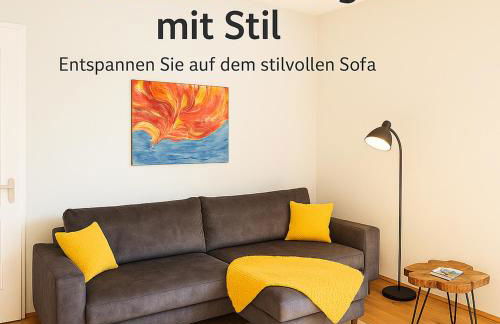 Traumhafte Wohnung mit Balkon & Flussblick in Neckarsteinach, 15km Heidelberg - Foto 13