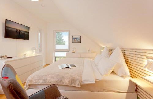 Ferienhäuser Ankerplatz 1 und 2 Usedom mit Sauna, Kamin und Garten - Foto 12