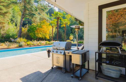 Luxe Villa Estate, Sonoma, Private Creek, Hot Tub, Pool, Bocce - Foto 78