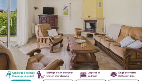 Maison de plain-pied pour 4 - jardin et terrasse - Foto 3