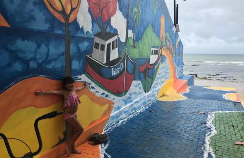 Apartamento com vista para o mar, piscina , deck , playground e estacionamento . - Foto 14