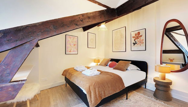 Charming Duplex in Marais for 2 People - Foto 4, Habitación