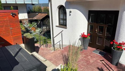 Ferienwohnung Panoramablick - Foto 3, Garden, Garden view