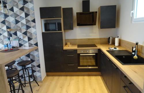 Perle d'Opale T2 FACE MER BALNÉO-SPA PARKING PRIVÉ WIFI NETFLIX HÔTEL&LOGDE 4 PERS - Foto 7