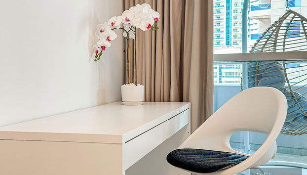 WelHome - Mesmerizing 1BR Apartment in Damac Waves A - Foto 3, Habitación