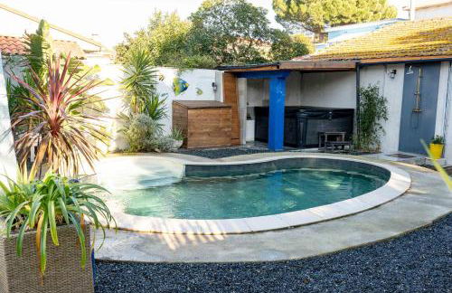 Appartement avec piscine et jacuzzi à 50mètres de la plage et 5min de l'allée des Pins - Photo 17