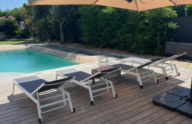 Superbe villa piscine proche ville et mer au calme - Foto 20