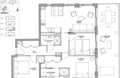 Appart chic avec SPA, parking et WIFI - Les Arcs 1800 - FR-1-352-96 - Foto 26