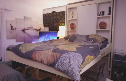 Studio meublé vue tour Eiffel et tout Paris - Foto 5