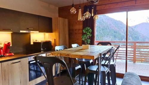 Le Balcon du Snow Roc - Au pied des pistes, magnifique vue sur la vallée - Sauna - Foto 3, stove