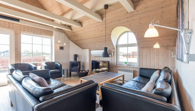 6 Person Holiday Home in Hvide Sande - Foto 3, Zona de estar