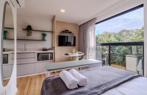 Loft Novo todo Mobiliado com WIFI Piscina e próximo a Oktober - Foto 16