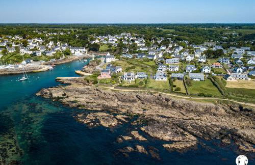 Villa Ponant 5 étoiles à Doëlan, piscine face mer - Foto 44
