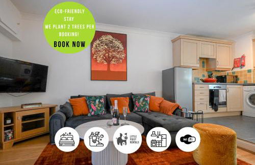 Quiet Premium Stansted Apartment in Central Location with WiFi and Desk - Foto 1