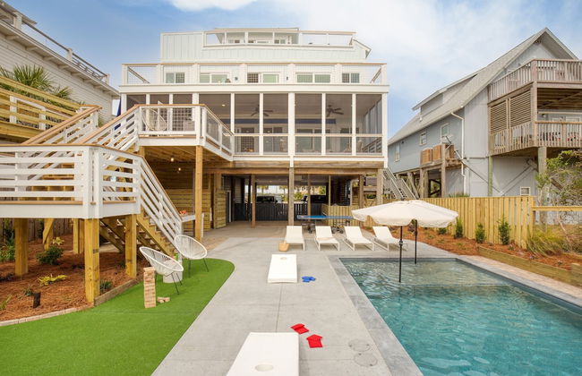 Ocean's Eye by Avantstay Beach Front Home w/ Roof Top, Pool & Putting Green! - Foto 25