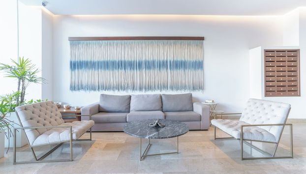 Zona de estar del vestíbulo