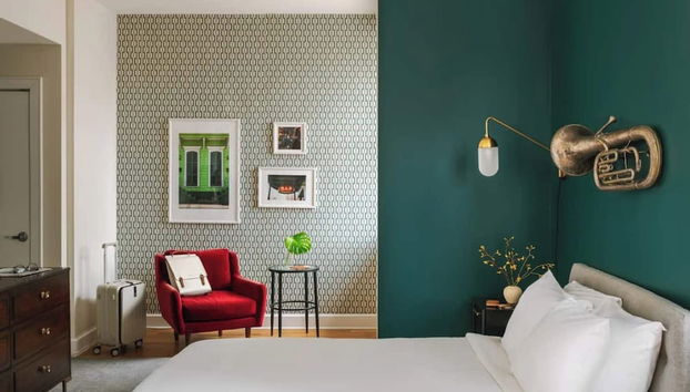 Elegant Condos in NOLA with Rooftop Pool - Foto 4, Habitación