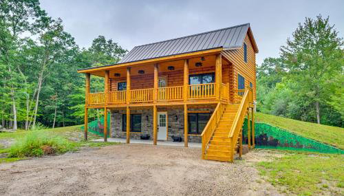 Adams Cabin with Game Room and Fire Pit - Foto 2