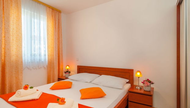 Apartments Island Beat - One Bedroom Apartment With Balcony and Sea View - Foto 3, Habitación