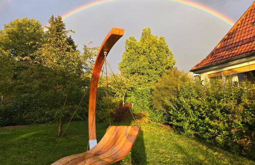 Exklusive Ferienwohnung Bad Salzschlirf - direkt am Waldrand - großer Garten kompett umzäunt - Hunde willkommen - 2 private Stellplätze - Foto 59