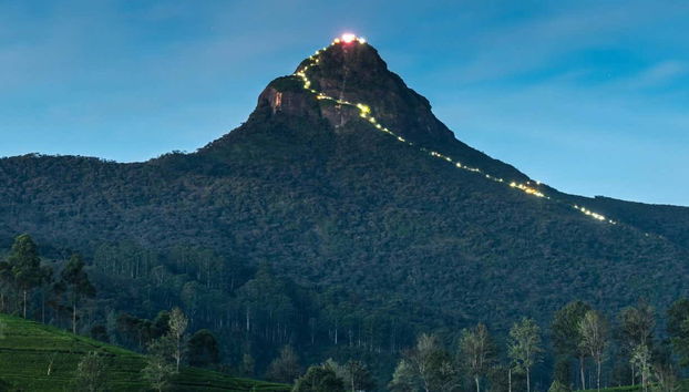 La montaña sagrada de Sri Lanka