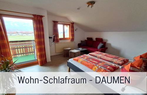 Bauernhof Finkel - Ferienwohnungen mit Balkon - Bergsicht - Traktor mitfahren - Tiere streicheln - entspannter Familienurlaub - zentrale Lage nahe Oberstdorf - Photo 10