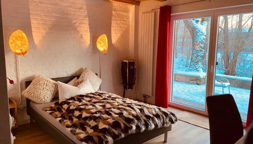 Riverside apartment in central Herzogenaurach - Foto 3, Garden view