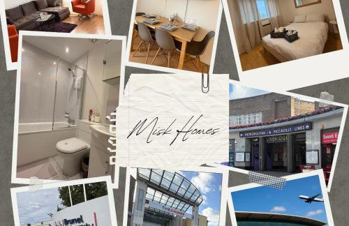 Misk Homes #3 Near Heathrow Airport, shops & Brunel University - Free Parking - Foto 2