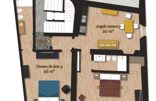 Palazzetto de Lante Appartamento Pinta - Foto 21