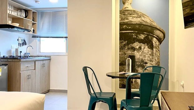 w Extraordinary Loft w Balcony n AC in Cartagena - Foto 2, Habitación