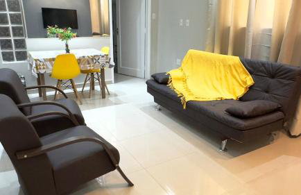 Santos - Gonzaga - Apartamento completo 1 quadra da praia - Foto 24