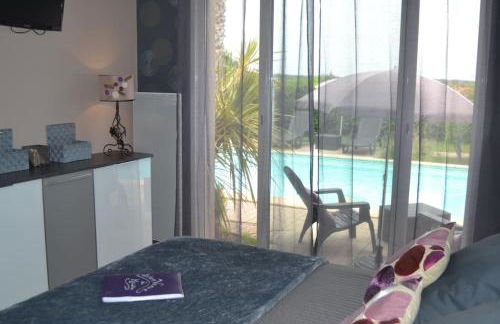 "POUR VOUS" studio dans villa avec piscine - Foto 2