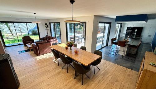 Villa des Dunes Beach 600m Private Jacuzzi Pine Forest Nature Sleeps 8 - Foto 4, furniture