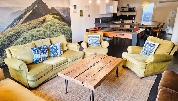 Zona de estar del vestíbulo