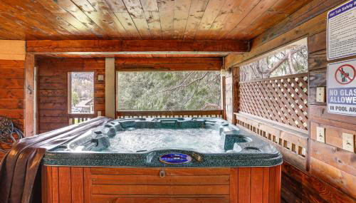 Crestline Home with Private Hot Tub Steps to Lake! - Foto 3