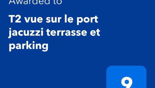 T2 vue sur le port jacuzzi terrasse et parking - Foto 5