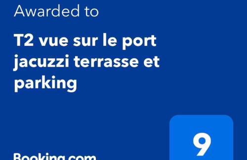 T2 vue sur le port jacuzzi terrasse et parking - Foto 5