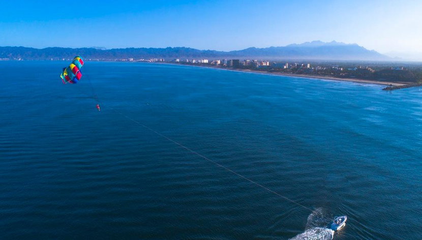 Parasailing en la bahía de Banderas - Foto 3