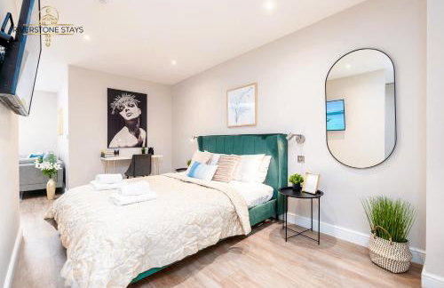 King Size Bed, City Centre, Long Stay Offers, Fast Wifi, Fully Equipped Kitchen, Dedicated Work Place - Foto 62