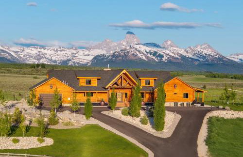 Luxe Teton View Log Cabin Hot Tub Large Groups - Foto 46