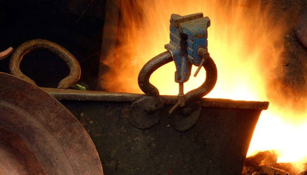 Visitando un taller de artesanía